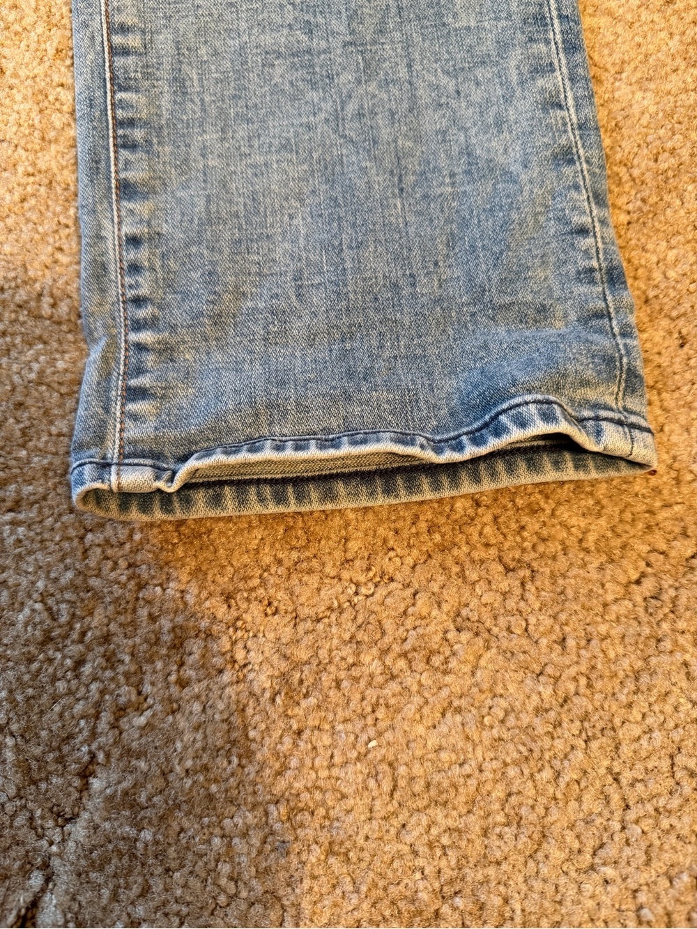 Denham Jeans Light Blue Boyfriend Jeans with Dark Patch Details - Picture 15 of 15